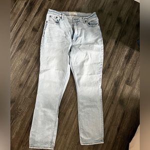 Abercrombie curve love slim straight jeans